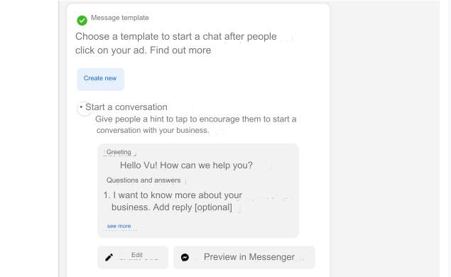 Advertising on Messenger