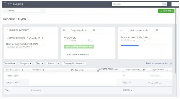 Facebook Advertising Debt