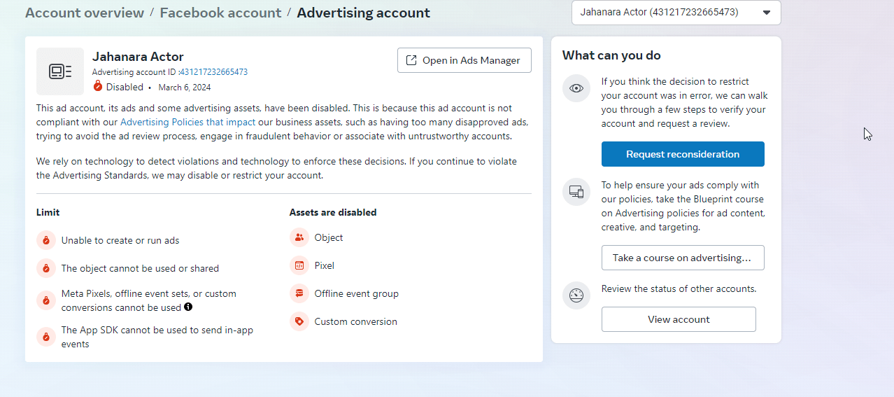 Facebook ads are not approved