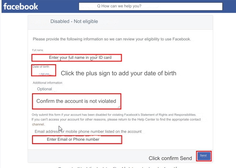 Temporarily Disabled Facebook Account