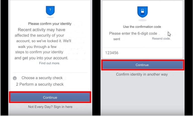 Temporarily Disabled Facebook Account