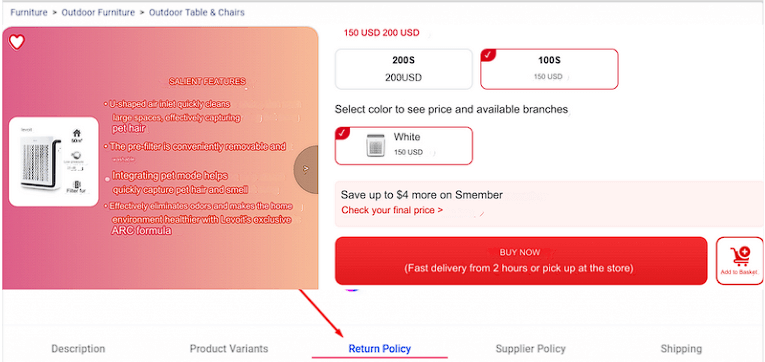 Return Policy In Dropshipping