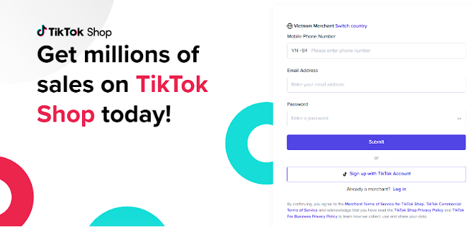 tiktok shop cnter