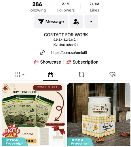 TikTok Shopping Cart