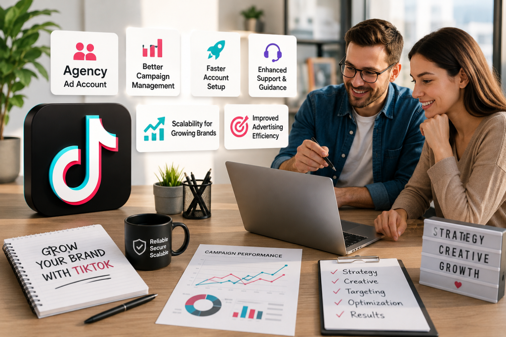US TikTok agency account provider