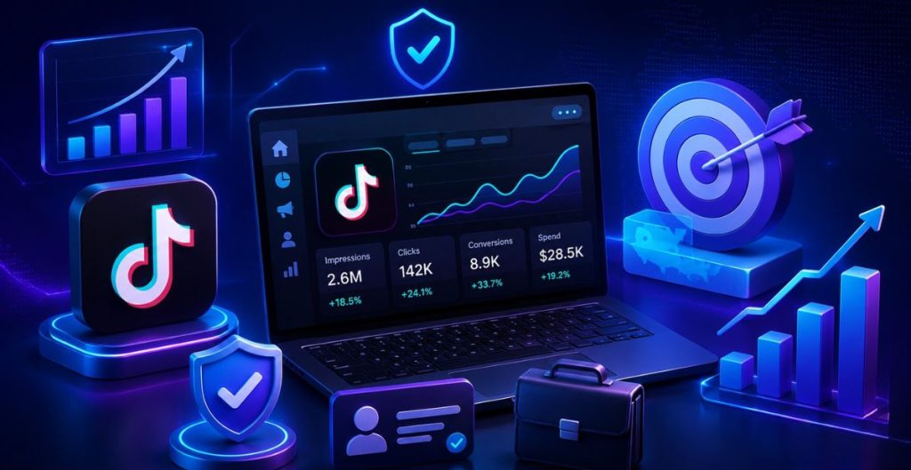 TikTok business ad accounts in USA